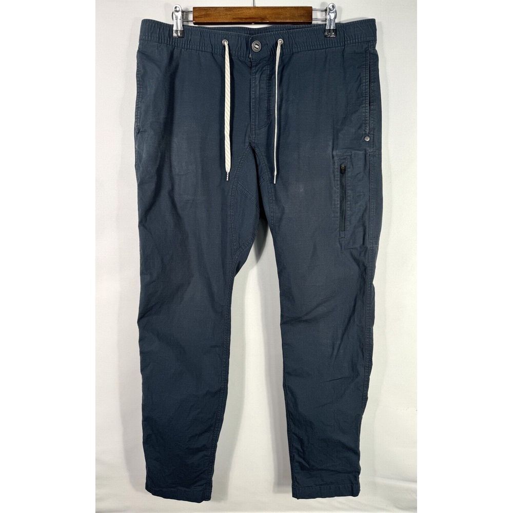 Vuori Men's XL Navy Blue‎ Canvas Pants with Drawstrings